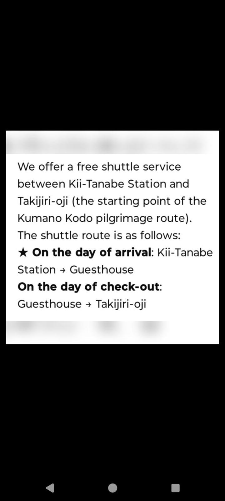 Kumano Kodo Nagano Guesthouse Tanabe Extérieur photo